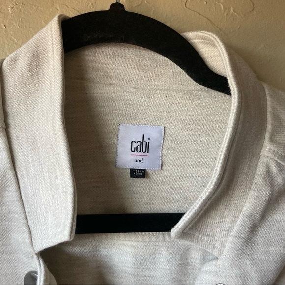 Cabi Charlie Jacket Style #3028 Oatmeal Moto - Picture 5 of 10